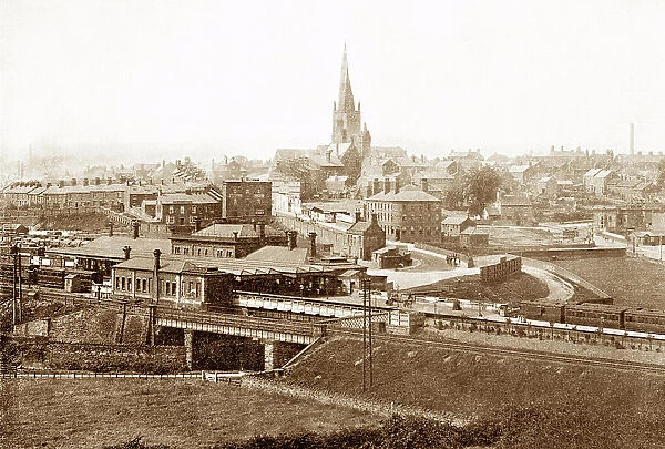 Chesterfield Railway Station early 1900s