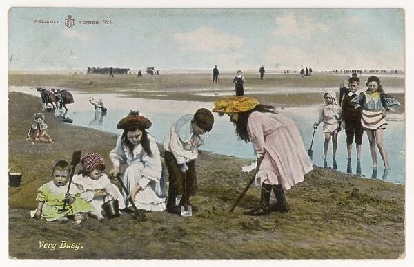 Children on Beach 1907
