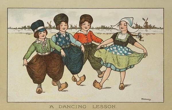Children Dancing by Florence Hardy