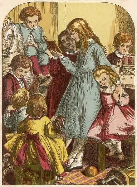 Children Reading, 1867