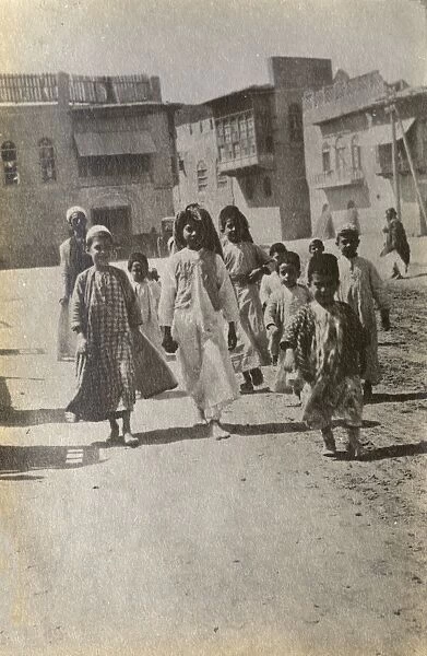 Children in a street, Basra, Iraq
