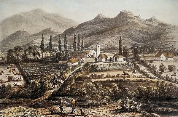 Chile (1837). Cogoti. Litography