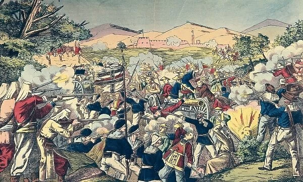 China. The Boxer Rebellion. Battle of Tientsin