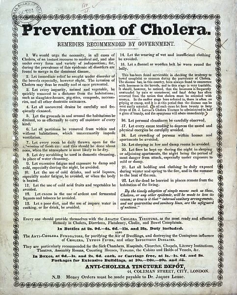 Cholera Poster