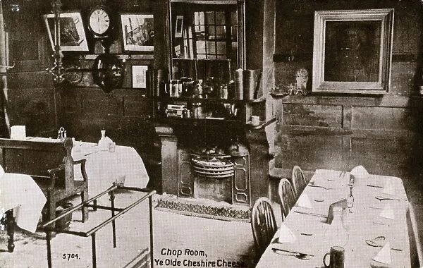 Chop Room at Ye Olde Cheshire Cheese, Fleet Street, London