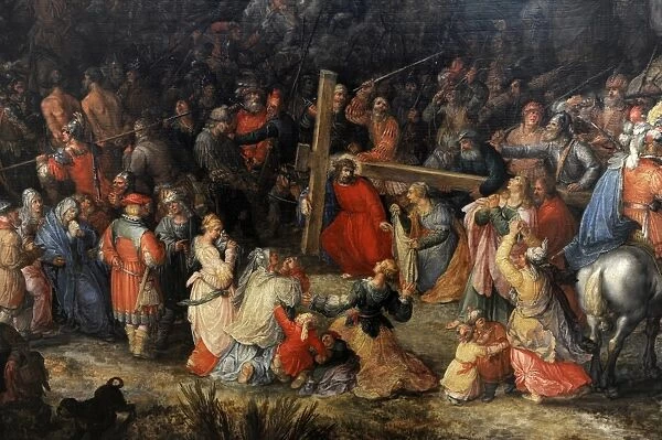 Christ carrying the cross by David Vinckboons (1578-1629)