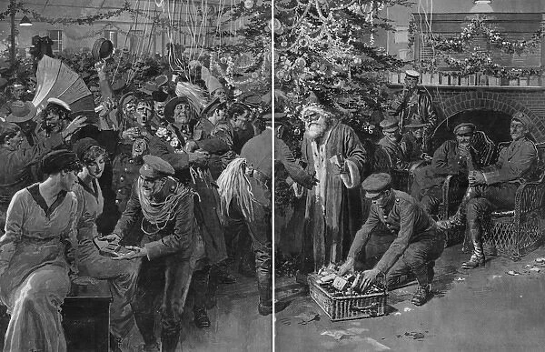 Christmas Festivities in the Shakspere Hut, WW1
