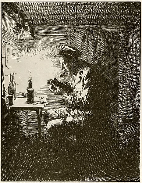 His Christmas Gift to Her by Fred Pegram, WW1
