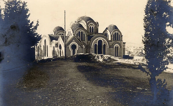 Church of Agia Marina Location at Thissio, Athens, Greece