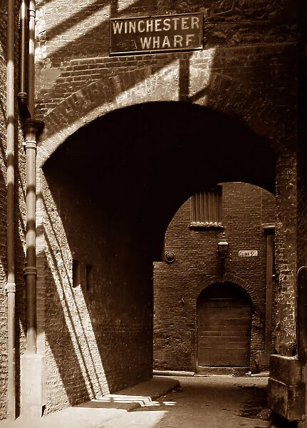 Clink Street, leading to Winchester Wharf, London