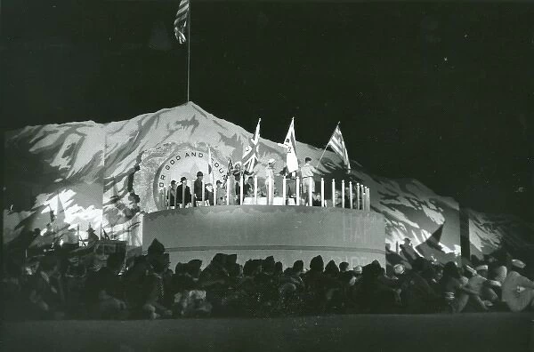 Closing show of 1960 Scouting Jamboree
