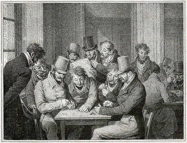 Coffeehouse, Paris 1830