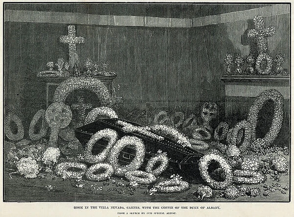 Coffin of Duke of Albany 1884