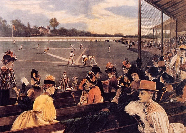 College Baseball Stands Date: 1889