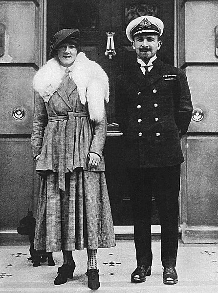 Commander and Mrs C. R. Samson, WW1