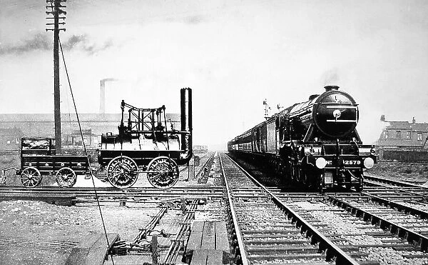 Composite showing Locomotion and The Flying Scotsman