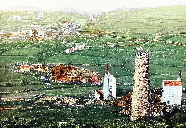 Cornish tin mines, Rosewall Hill, St. Ives, Victorian period