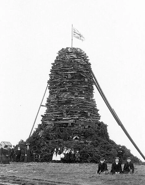 Coronation bonfire, Crook 22nd June 1911