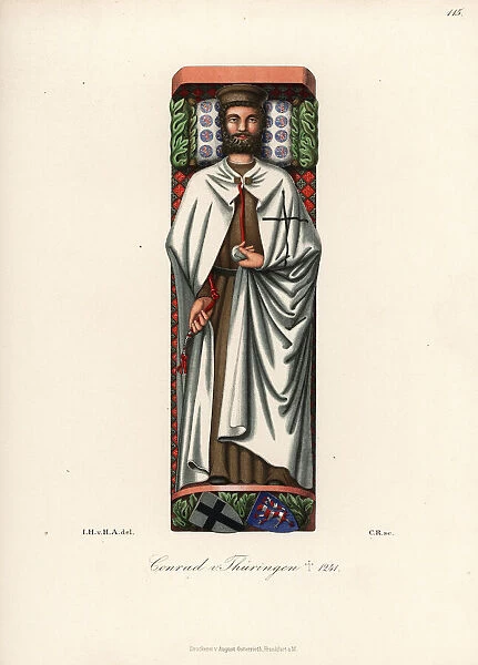 Costume of Konrad von Thuringen, died 1241