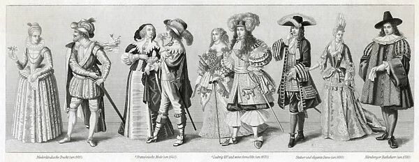 Costume styles, 17th century