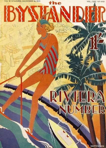 Front cover from the Bystander -Riviera number