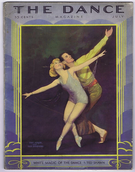 Cover of Dance Magazine, July 1930