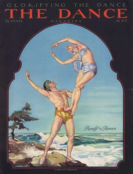 Cover of Dance Magazine, May 1928, featuring