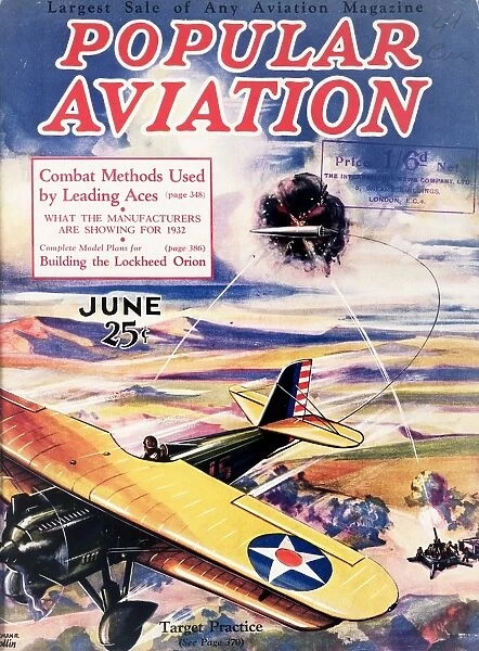 Cover design, Popular Aviation Magazine