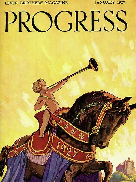 Cover design, Progress, January 1927