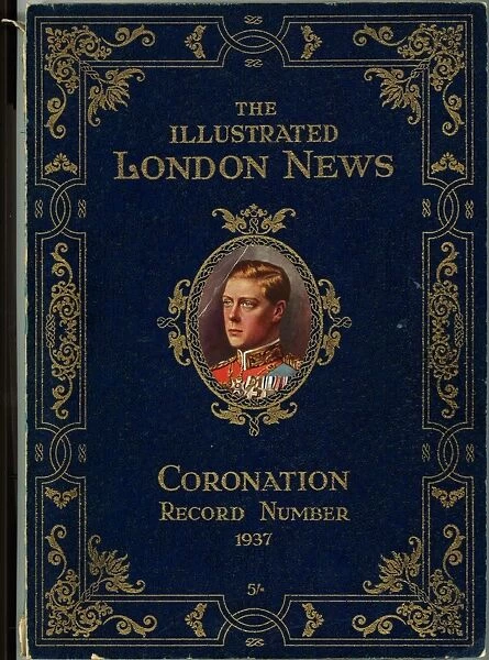 Front cover of ILN coronation number for Edward VIII