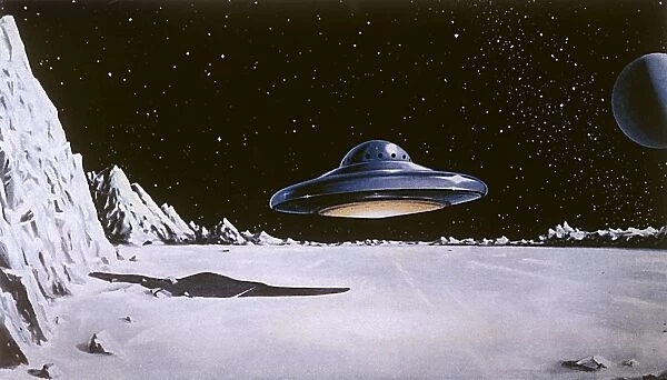 CRAMP UFO. Leonard Cramps impression of a gravitationally propelled spacecraft