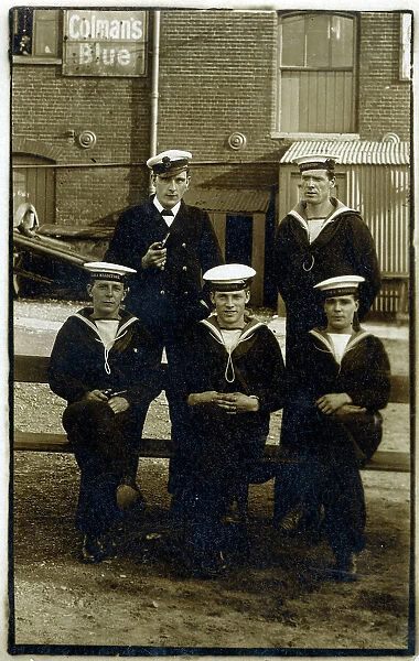 Crew of HMS Maidstone - submarine Depot Ship