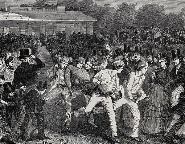 Cricket at Lords Eton v Harrow 1870