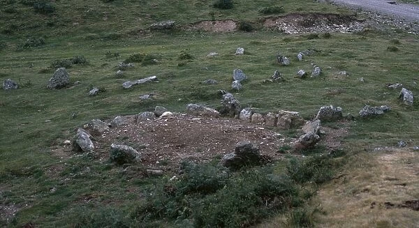 Cromlechs of Azpegi. Megalithic monument. Near Orbaitzeta. N