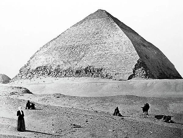 Dahshur Pyramid, Egypt, Victorian period