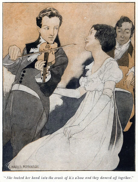 Dancing to a fiddle by Charles Robinson