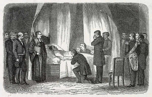 The death of Leopold I, uncle of queen Victoria and first king of Belgium. Date: 1865