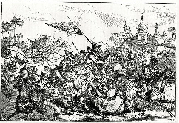 Defeat of the Retrievers of the Kings Glory, Melloon, Burma