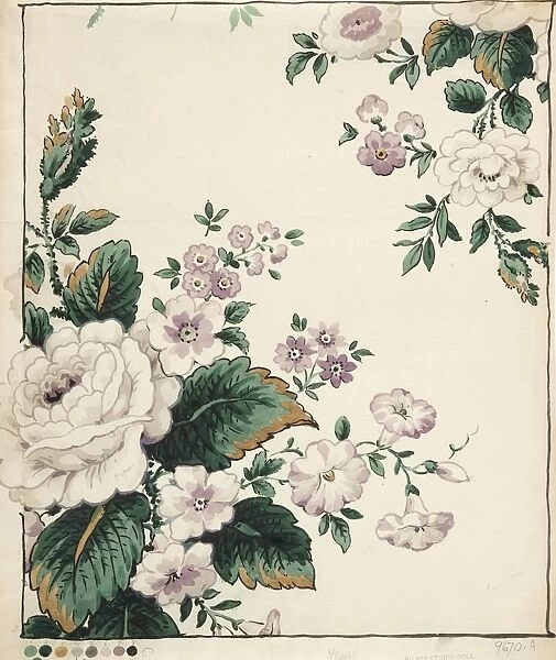Design for Chintz with roses
