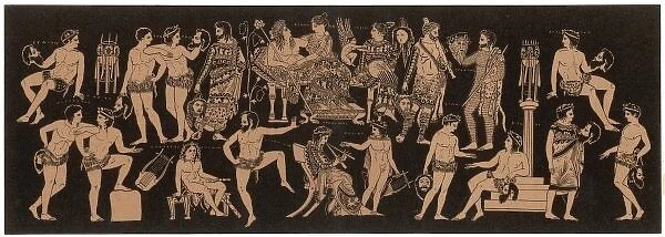 Dionysos at a Feast
