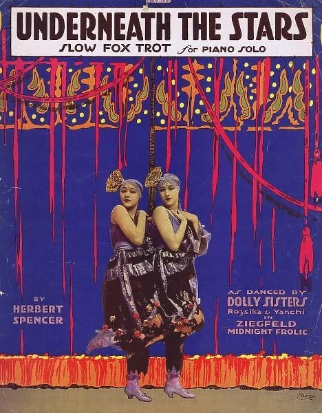 The Dolly Sisters in Ziegfeld Midnight Frolic