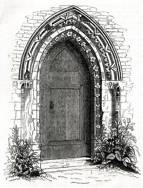 Doorway, St Marys Church, Stone, near Dartford, Kent