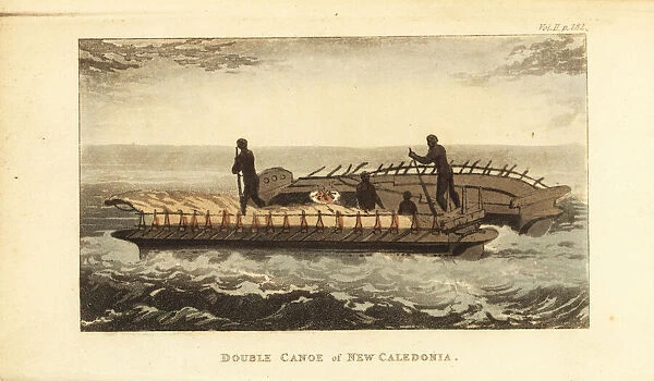 Double canoe of New Caledonia