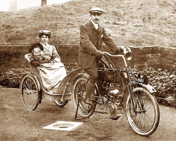 Douglas Motorcycle early 1900s