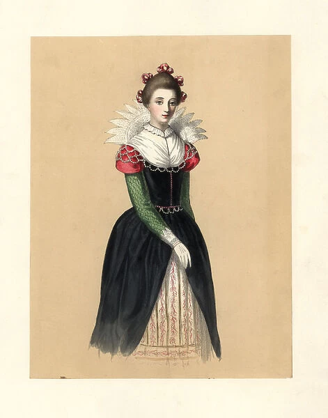 Dress during the Protectorate, 1653-1659, based