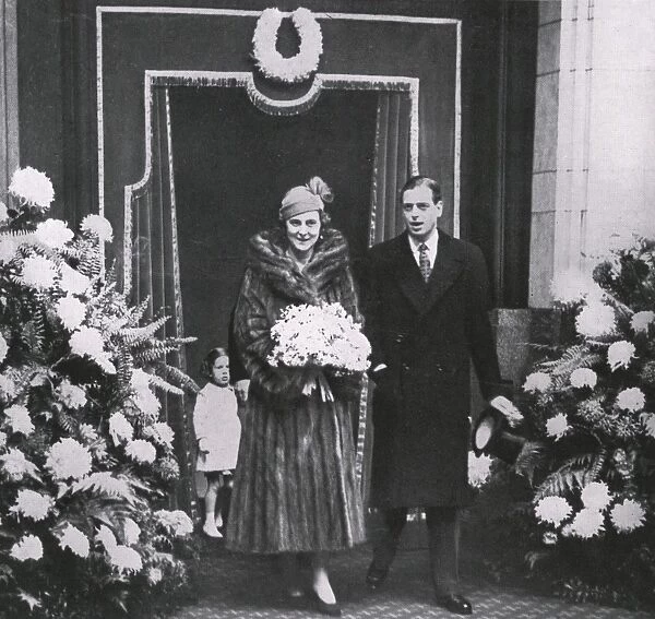 Duke and Duchess of Kent depart on honeymoon
