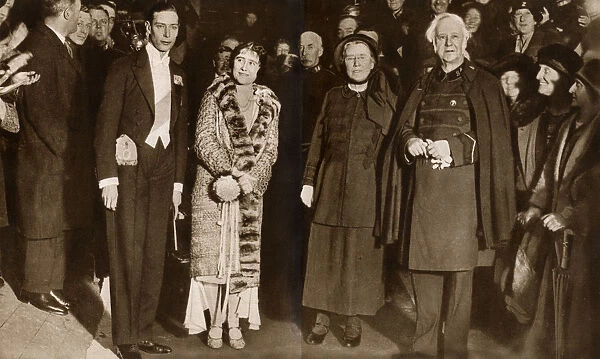 Duke and Duchess of York at a Salvation Army Concert