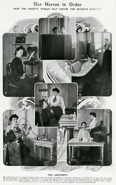 Edwardian society womens beauty treatments 1906
