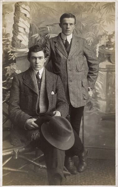 Two Edwardian young men