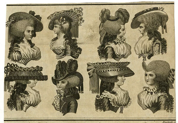 Elegant and fashionable ladies headdresses and hats